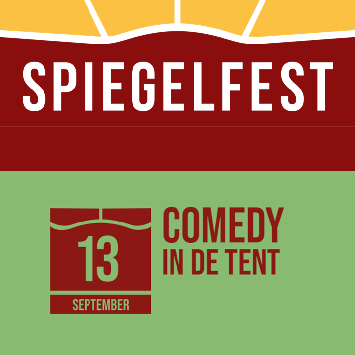 Ticket Spiegelfest Comedy in de tent